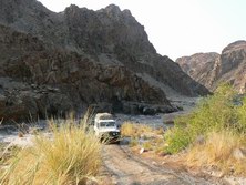 Sdliches Afrika, Namibia: Wadi in der Namib